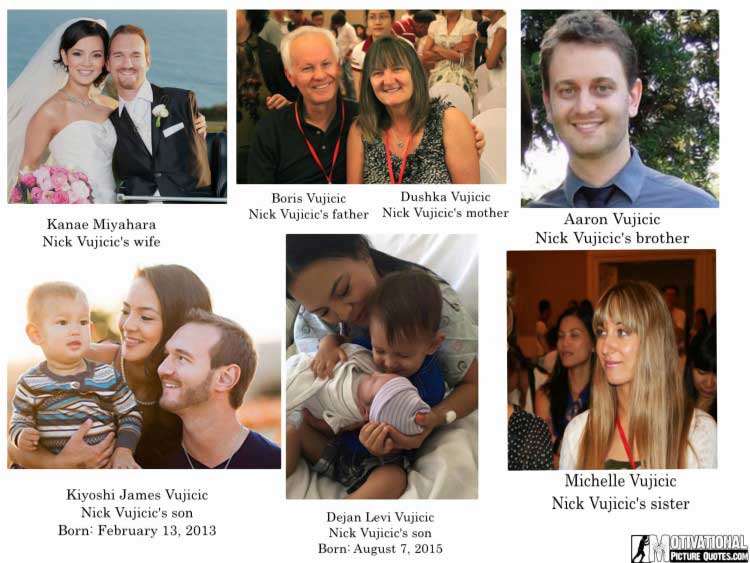 nick vujicic family members