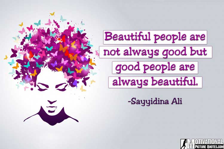 True Beauty Quotes Images by Sayyidina Ali
