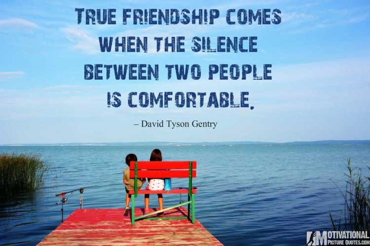 friendship image with quote