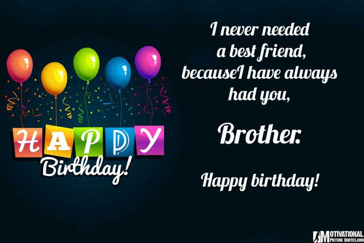 happy birthday quotes for brother