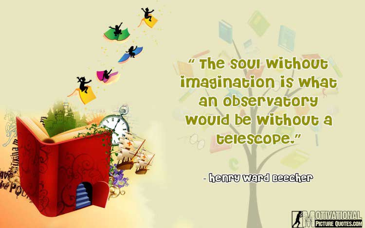 Henry Ward Beecher quotes about imagination