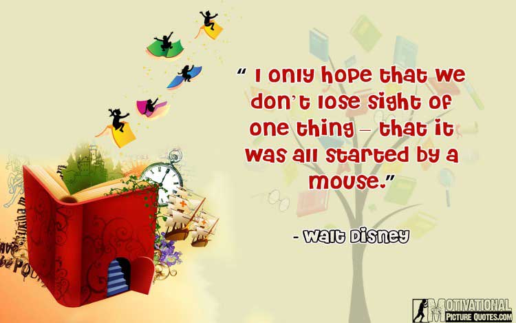 Walt Disney quotes about imagination