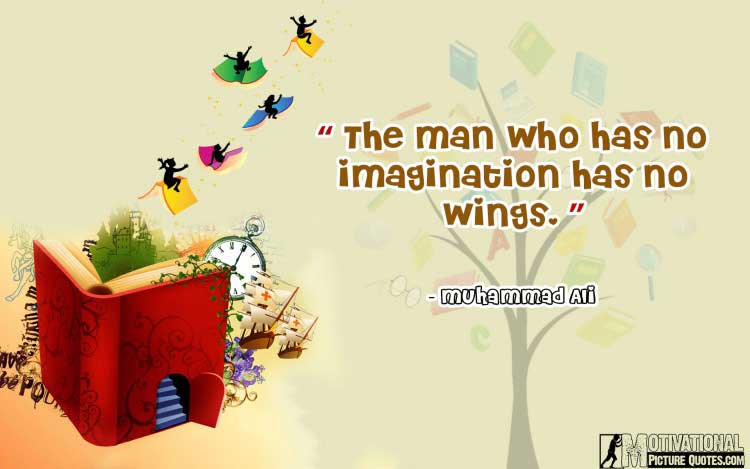 Muhammad Ali quote on imagination