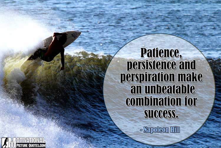 Napoleon Hill quote on persistence