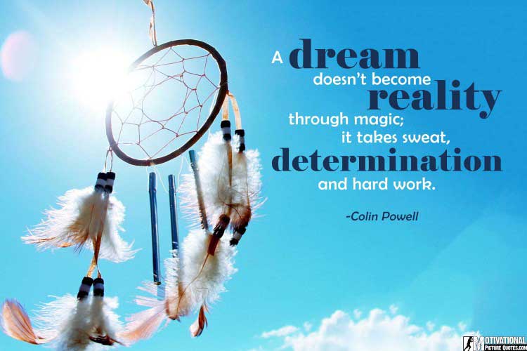 Colin Powell Determination Quote Images 