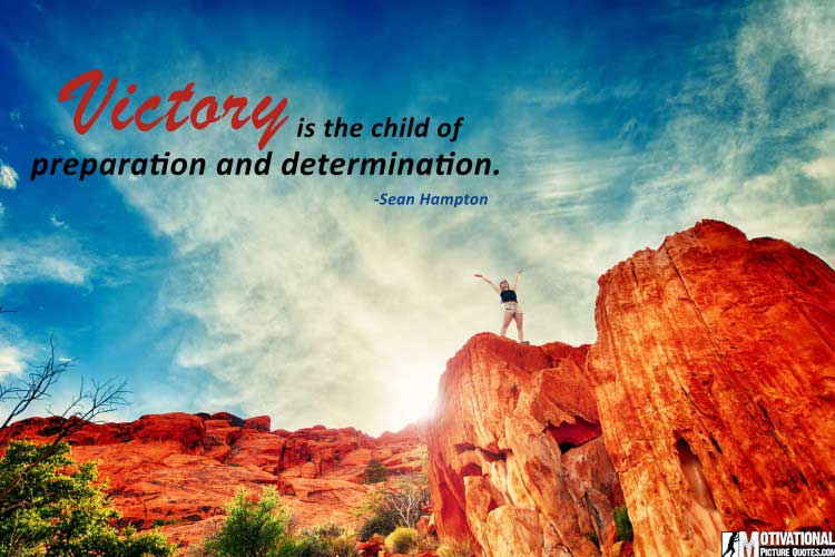 Sean Hampton quote about determination