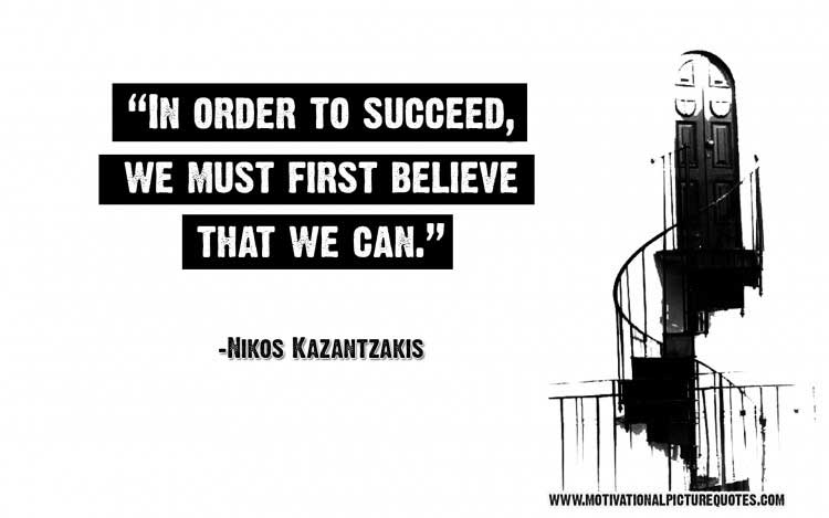 Nikos Kazantzakis quote on success