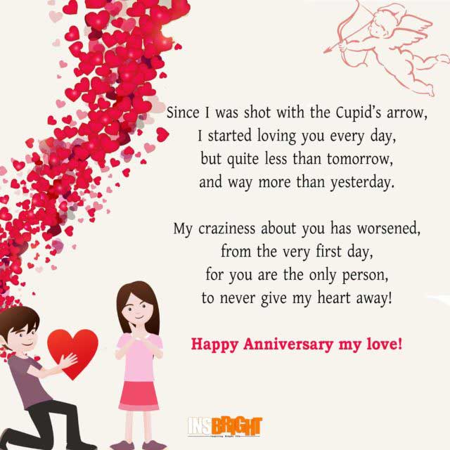 anniversary poems for girlfriend