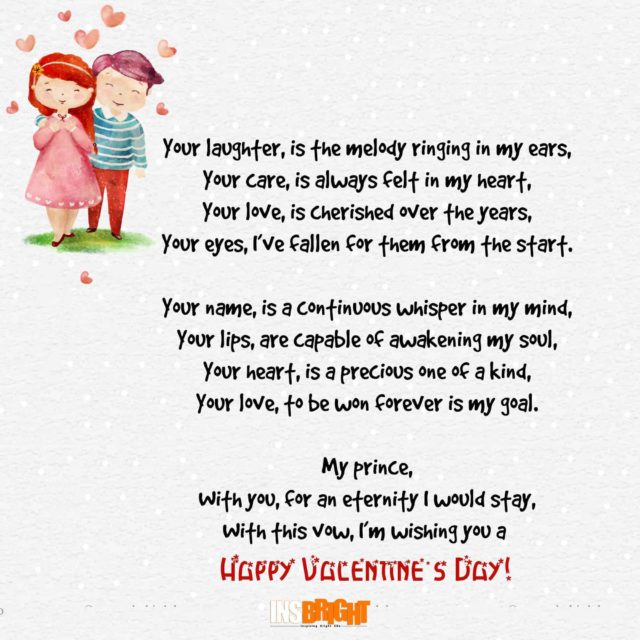 valentines poems for him