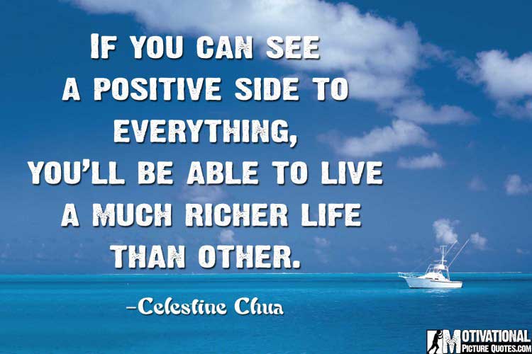Celestine Chua positive thinking quotes