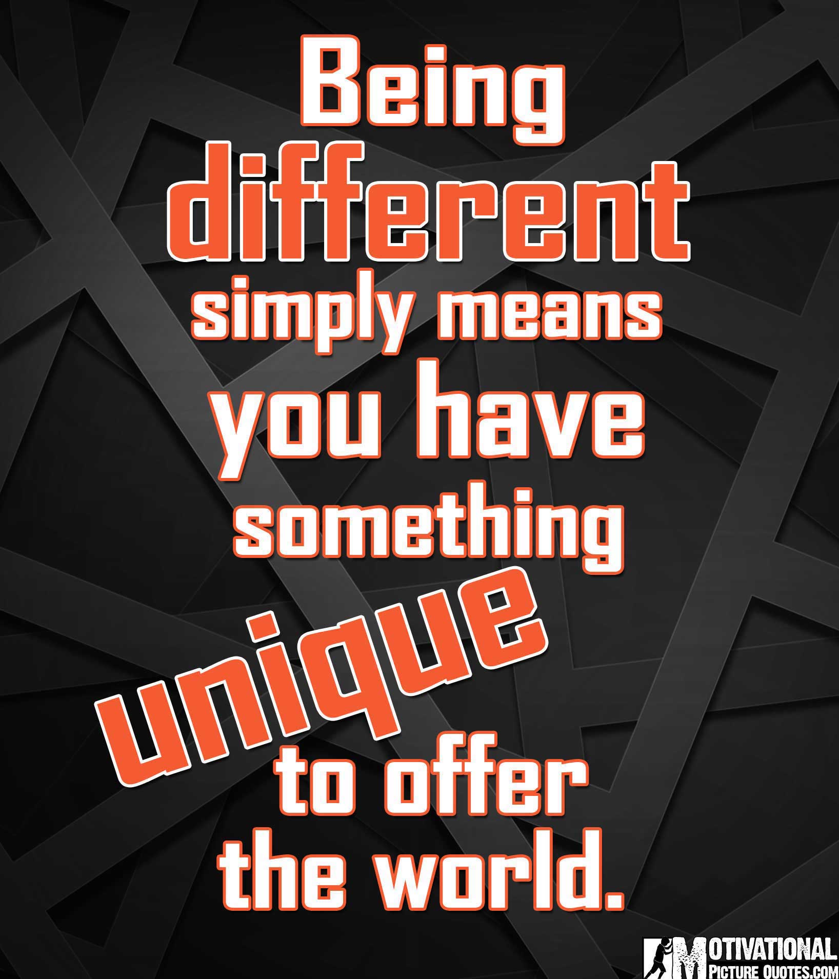 Short Quotes About Being Different