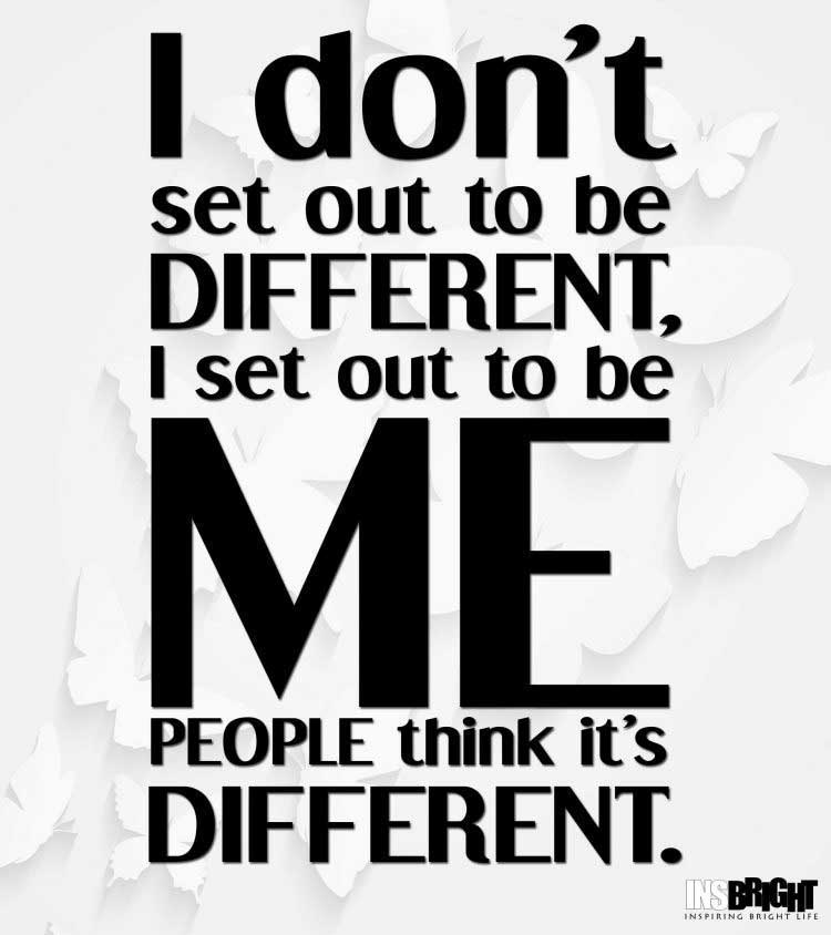 lil wayne quotes about being different