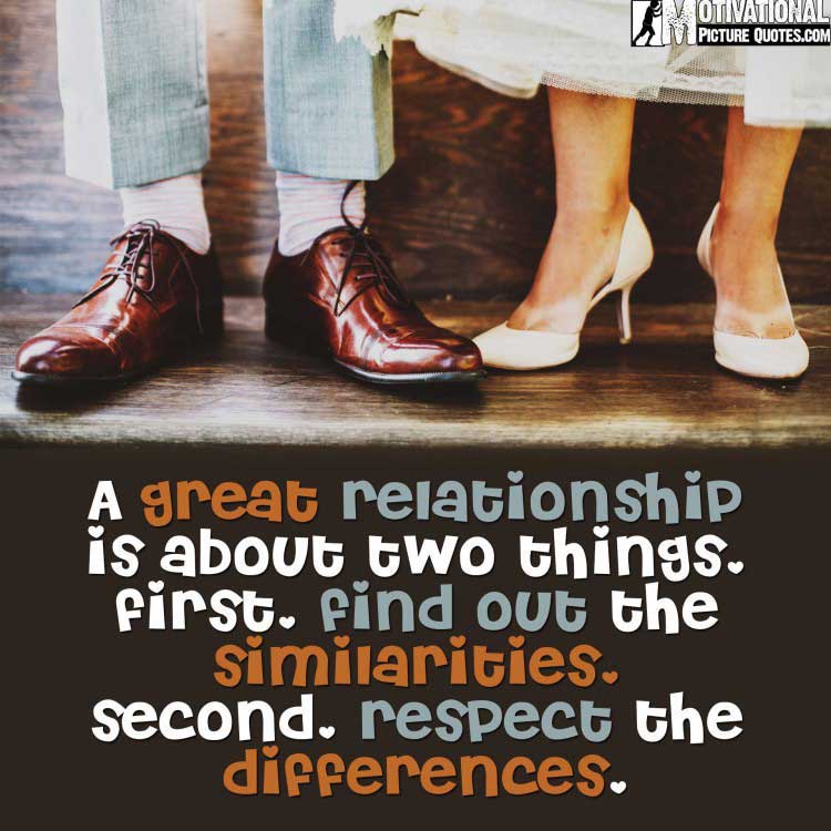 quotes about being different in a relationship