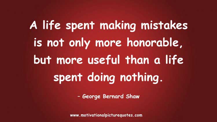 Inspirational quotes about making mistakes