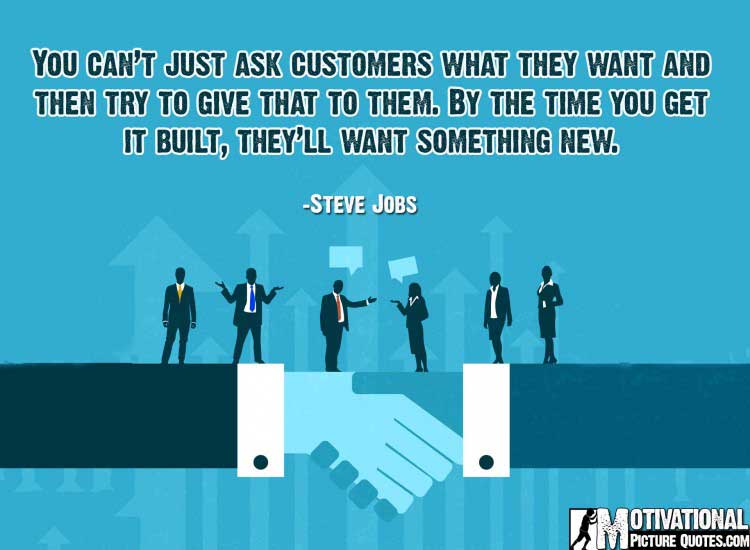 motivational business quote by Steve Jobs