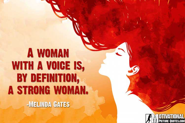 quotations on women empowerment by Melinda Gates