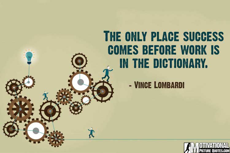 best inspirational quotes for work Vince Lombardi