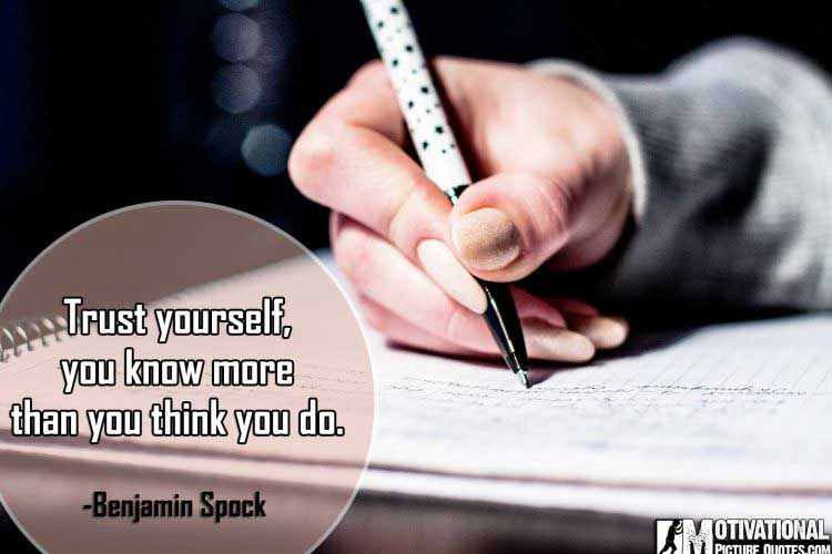 best exam quote by Benjamin Spock