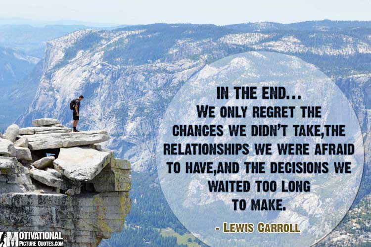 quotes about taking risk by Lewis Carroll