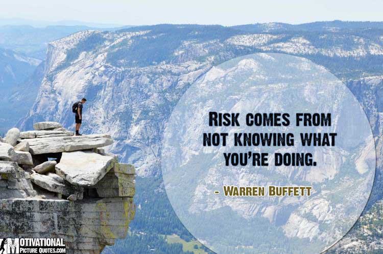 take risks quotes by Warren Buffett
