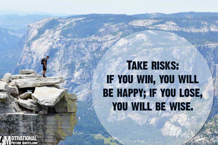 taking risk quotes