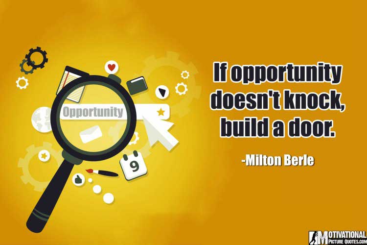 Opportunity Quotes by Milton Berle