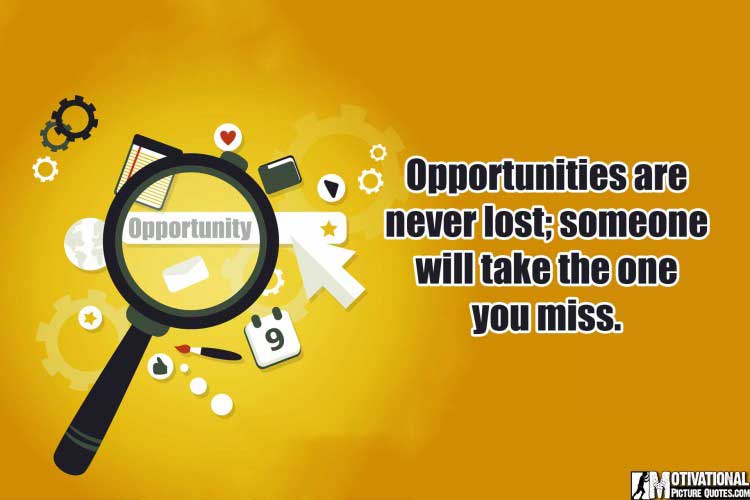 best Quotes About Opportunity