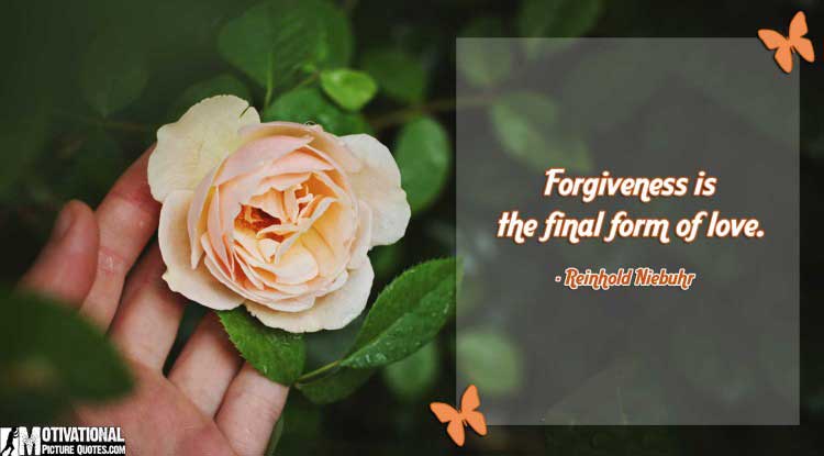 quote on forgiveness by Reinhold Niebuhr