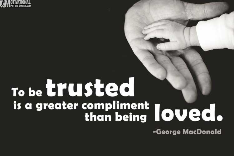 quotation on trust by George MacDonald