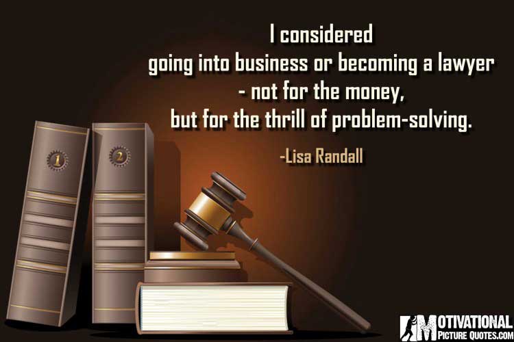 Lisa Randall lawyers quotes