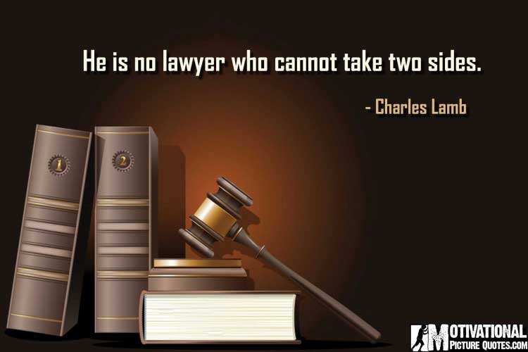 quotes about lawyer by Charles Lamb