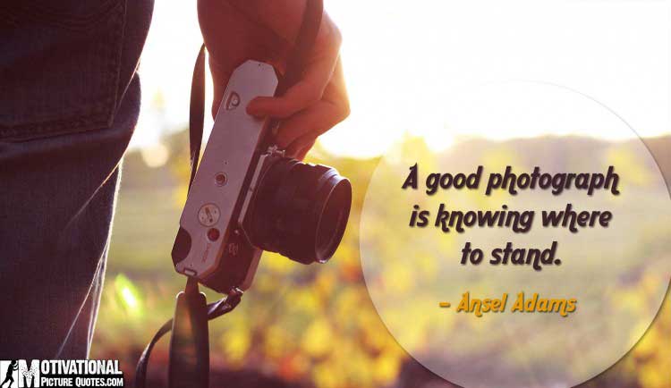 quotes about photography by Ansel Adams