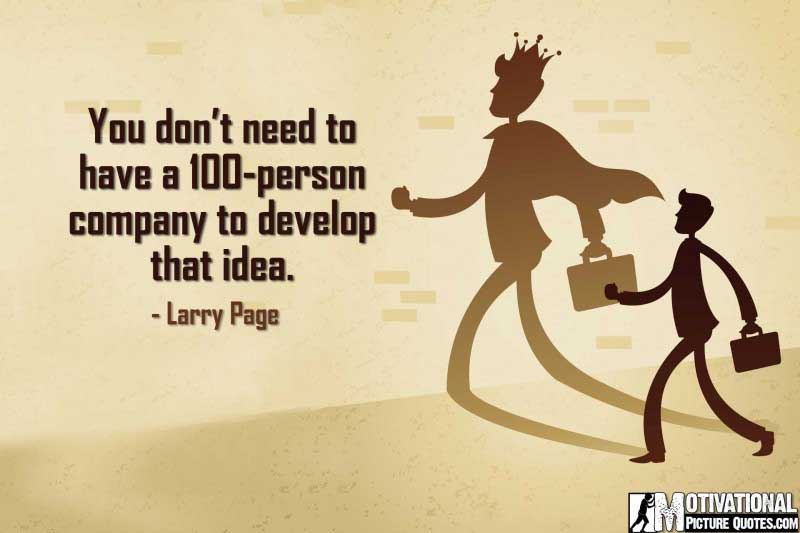Entrepreneurship Quote by Larry Page