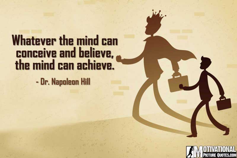 Inspirational Entrepreneurship Quotes by Dr. Napoleon Hill