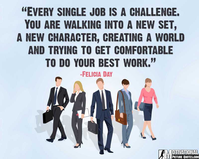 Felicia Day quote for job